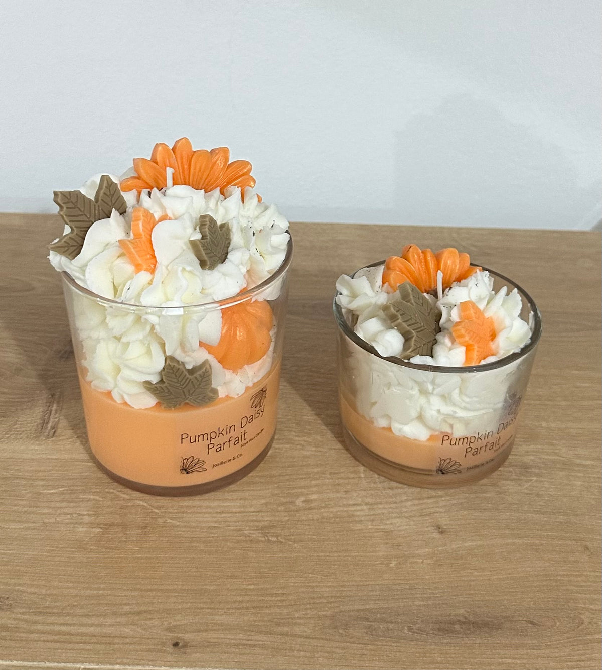 Pumpkin Daisy Parfait Candle (small)