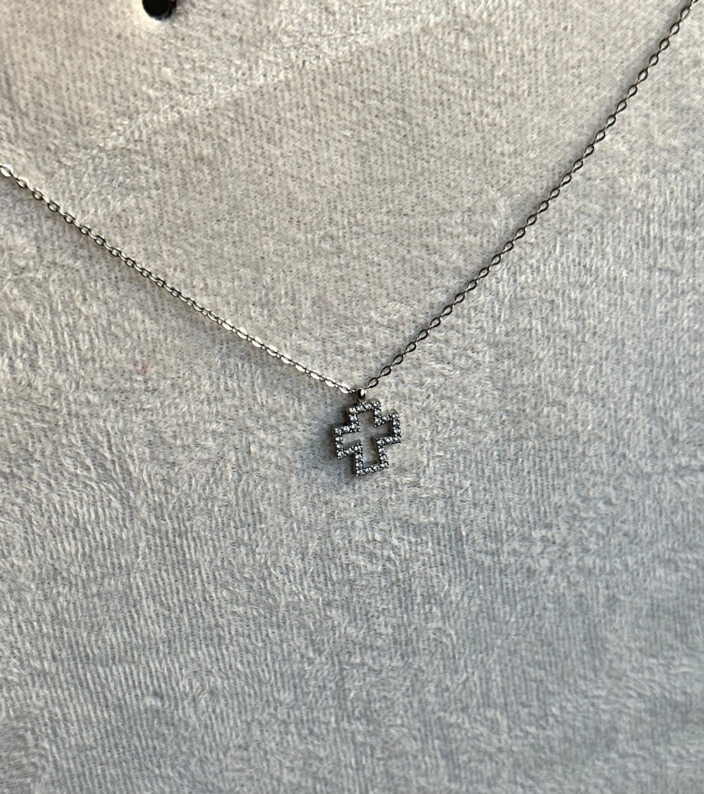 Viola Cross Necklace
