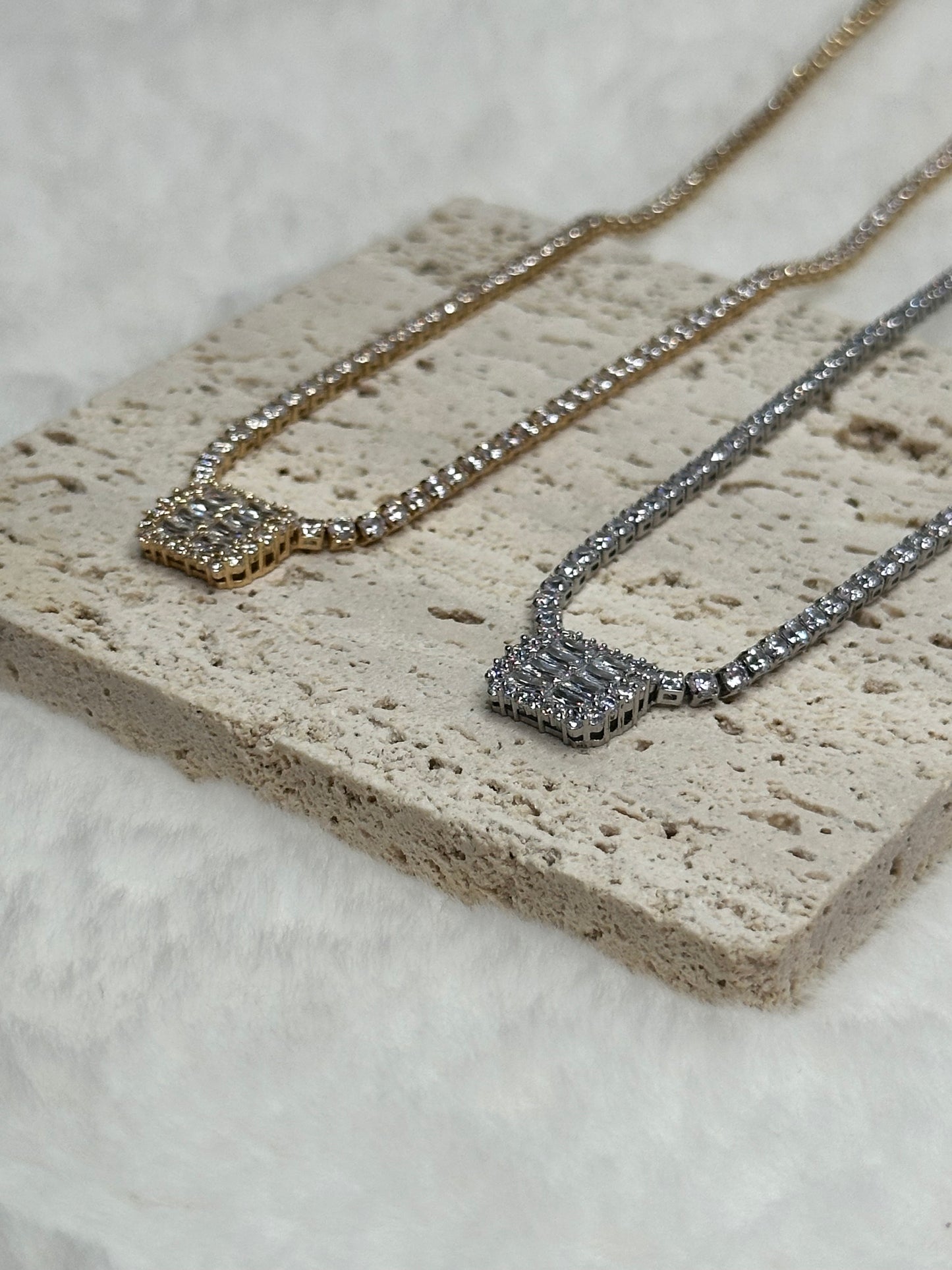 Cecily Zircon Necklace