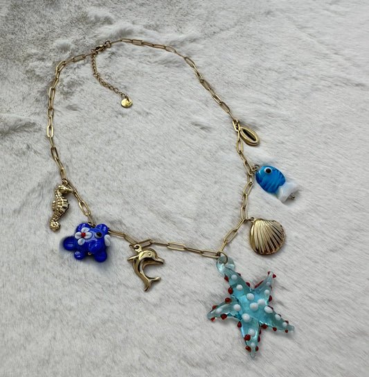 Oia Charm Necklace