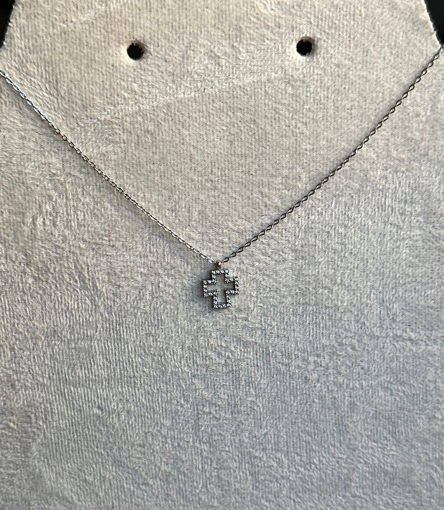 Viola Cross Necklace