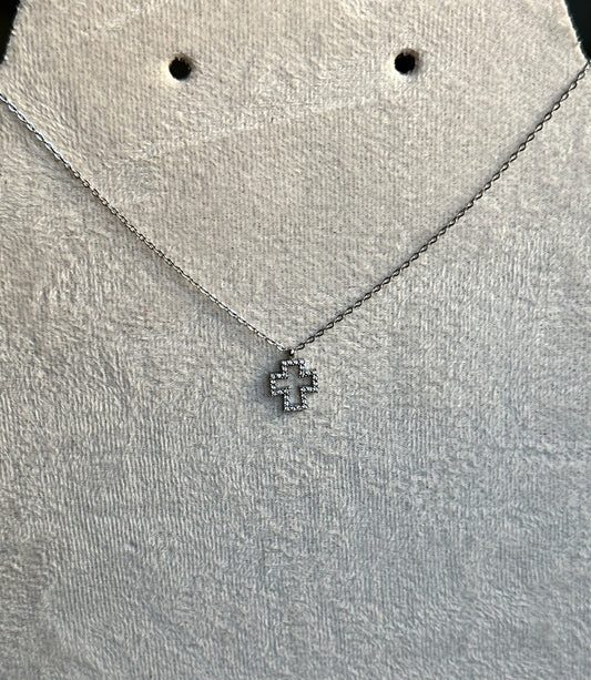 Viola Cross Necklace