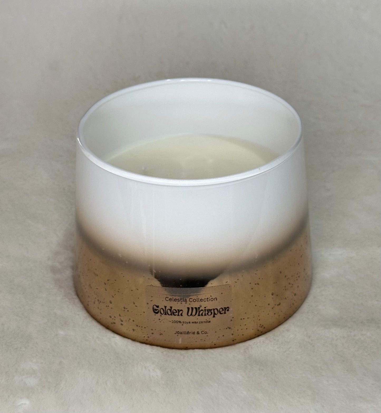 Golden Whisper Candle