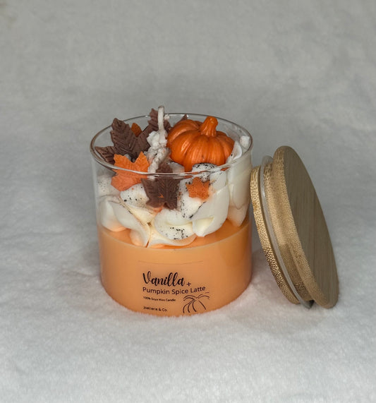 Vanilla & Pumpkin Spice Latte Candle