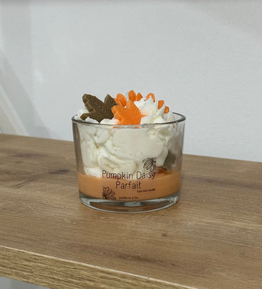 Pumpkin Daisy Parfait Candle (small)