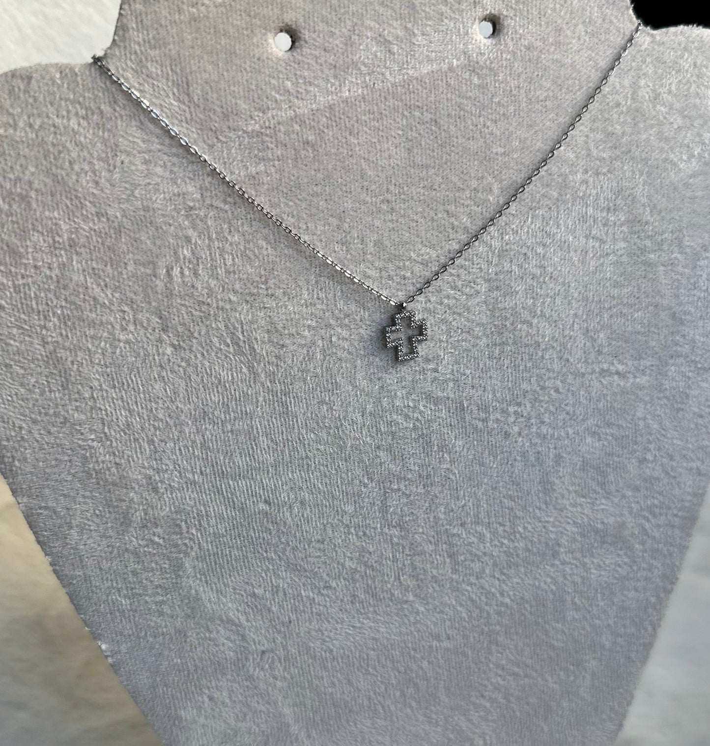 Viola Cross Necklace