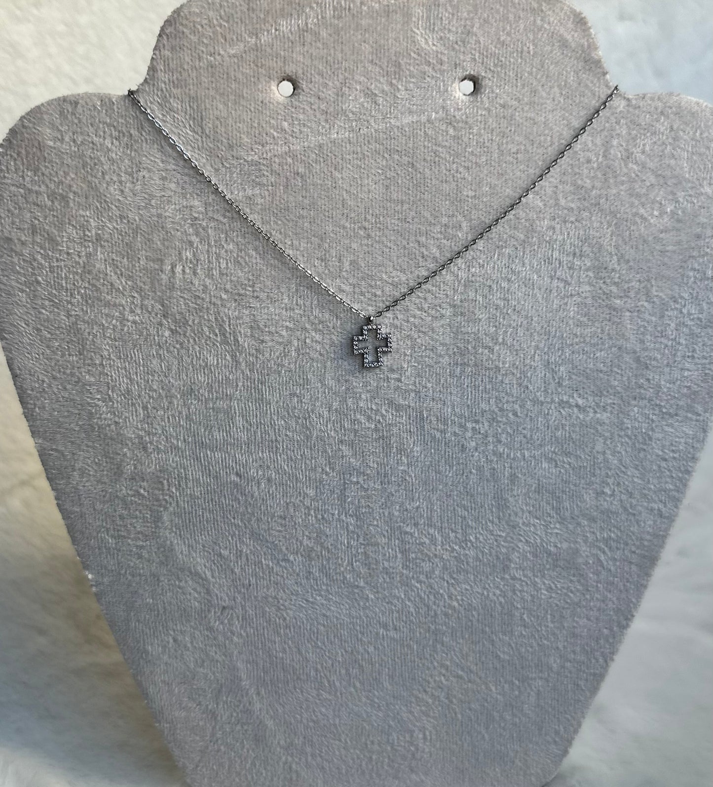 Viola Cross Necklace