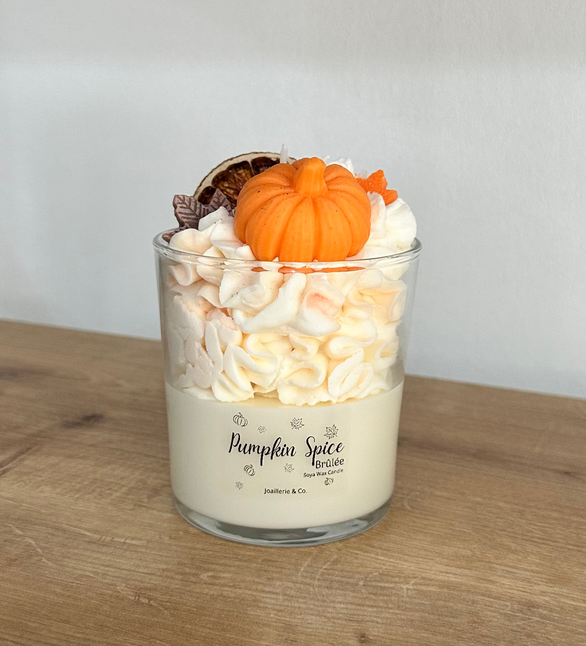 Pumpkin Spice Brûlée Candle (large)