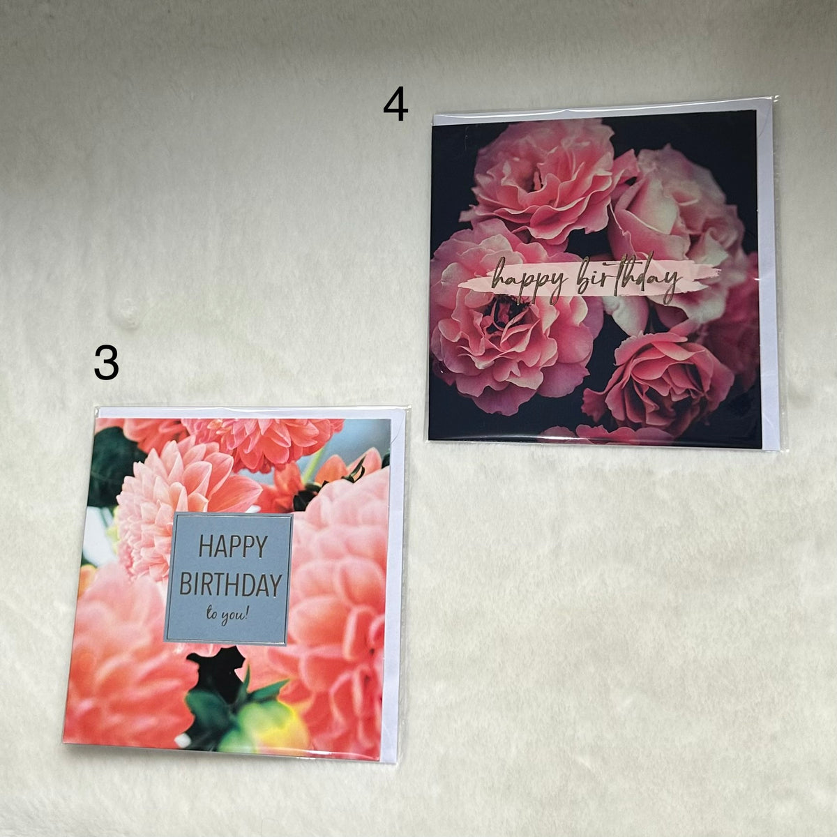 Happy Birthday Floral Cards