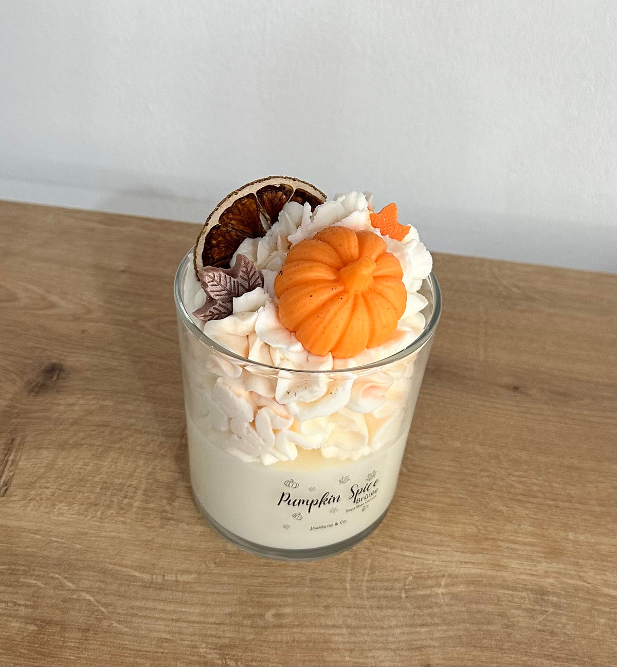 Pumpkin Spice Brûlée Candle (large)