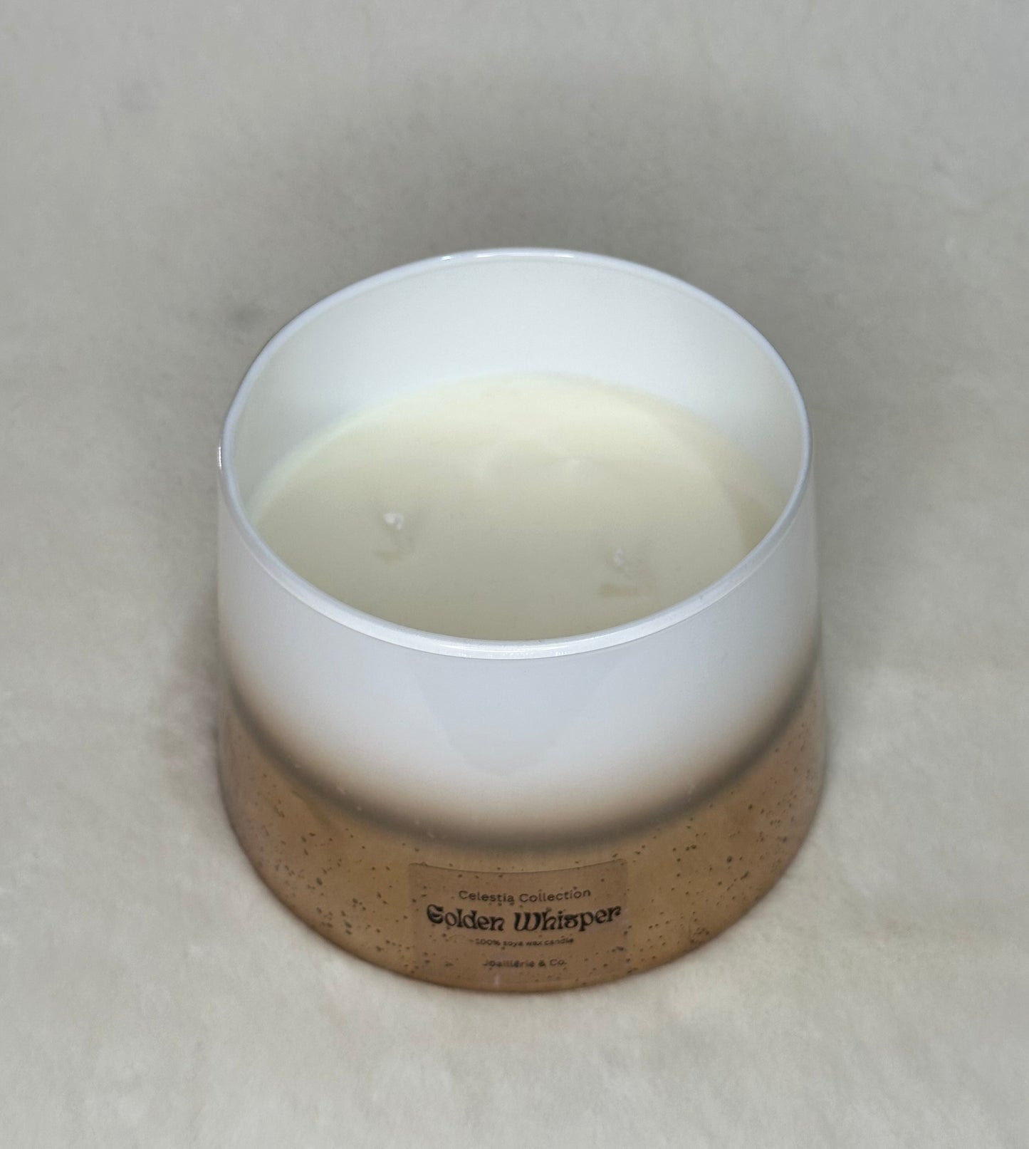 Golden Whisper Candle